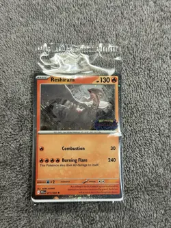 Sealed Reshiram 017/094 Phantasmal Flames Stamped Black Star Promo Card - Image 1