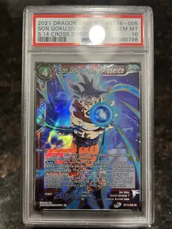 Son Goku Divine Presence BT14-005 SR Foil Dragon Ball Super Card Game | PSA 10 - Image 1