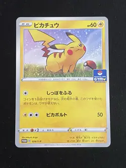 Pikachu 024/S-P 2019 GYM Promo Japanese Pokemon Card - LP - Image 1