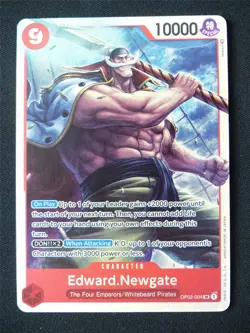 Edward.Newgate OP02-004 SR Foil - One Piece Card #91W - Image 1