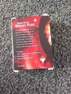 Japanese MTG Welcome Deck (2017) - Chandra - Your Path Begins Here - Image 2