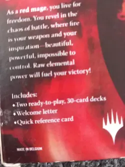 Japanese MTG Welcome Deck (2017) - Chandra - Your Path Begins Here - Image 4