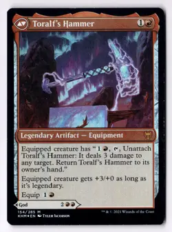 Toralf, God Of Fury LP* FOIL Kaldheim ENGLISH 154/285 mtg -UnltdCards - Image 2