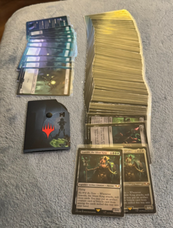 Warhammer 40k Necron Dynasties Commander Deck w/ Penny Sleeves - Image 1