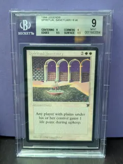 Spiritual Sanctuary * LEGENDS * BGS 9 Mint (9/5.5/9/9.5) * Magic MtG - Image 1
