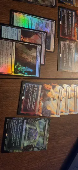 Lot of 15 Magic the Gathering Lorwyn Eclipsed Shock Lands Foil and Non Foil - Image 2