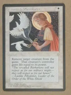 Swords to Plowshares - Ice Age - Near Mint | MTG - Image 1