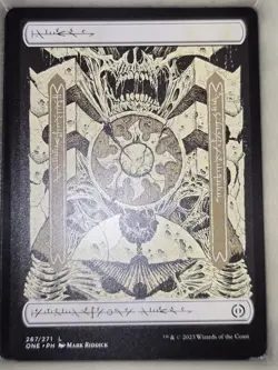 MTG Plains Phyrexia: All Will Be One 267 Regular Land - Image 2