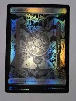 MTG Plains Phyrexia: All Will Be One 267 Foil Land - Image 2