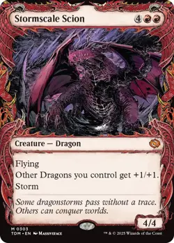 MTG Stormscale Scion (Showcase) - 303 / English / Near Mint - Image 1