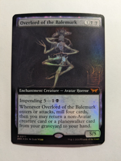 Overlord of the Balemurk (Extended Art) Duskmourn: House of Horror Foil 377 MtG - Image 1