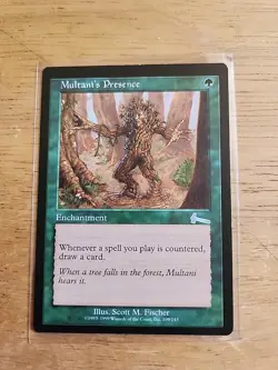Multani's Presence - Urza's Legacy - MTG Magic - Uncommon - Green Enchantment - Image 1