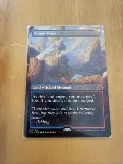 Steam Vents (Borderless) Lorwyn Eclipsed Regular MTG #348 - Image 1