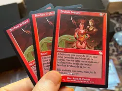 3x OG French Foil Burning Wish • Judgment • Mtg (1965) - Image 1
