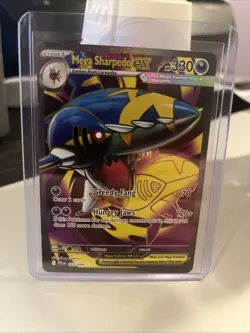 Pokemon TCG Mega Sharpedo EX 113/94 Full Art Ultra Rare Phantasmal Flames NM/NM+ - Image 1