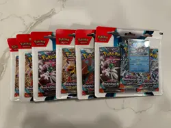 Lot Of 6 - Pokemon Paradox Rift 3 Pack Blister Cetitan 820650854033 - Image 1