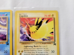 1999 VTG Pokemon Black Star Promo Bird Lot - Moltres, Articuno & Zapados! (LP) - Image 5