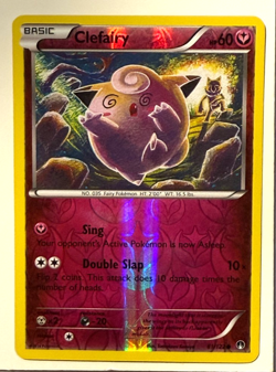 Pokemon TCG Clefairy Reverse Holo Common XY - BREAKpoint 81/122 - Image 1