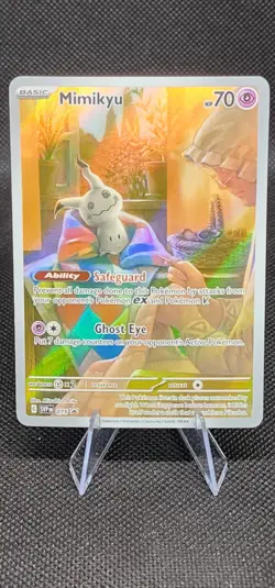 Mimikyu SVP075 Black Star Promos Paldean Fates Full Art Holo Pokemon TCG 2024 NM - Image 1