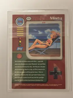 1999 Topps Pokemon Series 1 #TV3 Misty (TV Animation Edition) Blue Logo LP - Image 2