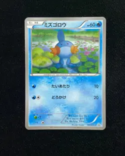 2015 Pokemon Nintendo TCG Japanese Promo 109/XY-P Mudkip HP60 #1 -BL25 - Image 1