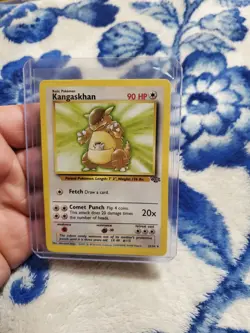 Pokemon TCG Kangaskhan Jungle 21/64 Holo Unlimited Non Holo Rare LP - Image 1