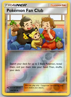 Pokemon Fan Club Reverse Holo Uncommon SM - Ultra Prism 133/156 NM - Image 1