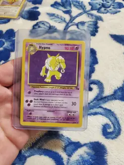 Hypno Pokemon TCG Fossil Set Unlimited 23/62 Rare Non-Holo LP - Image 1