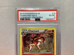 2013 Charizard 19/113 Legendary Treasures Holo B & W PSA Graded Pokemon TCG - Image 2