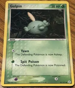 2004 Pokemon Hidden Legends Gulpin Reverse Holo 62/101 Rare NM/VLP Vintage 🔥🔥 - Image 2