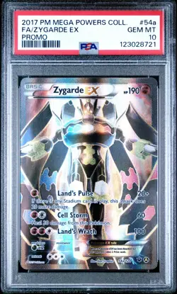 PSA 10 GEM MINT Zygarde EX Mega Powers Collection Promo Holo Pokemon 54a/124 - Image 1