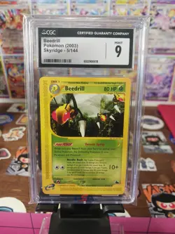 Beedrill Pokemon 2003 Skyridge 5/144 CGC 9 - Image 1
