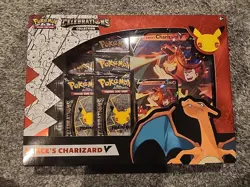 Pokemon TCG: Celebrations Collection Box Lance's Charizard V 820650809392 - Image 1