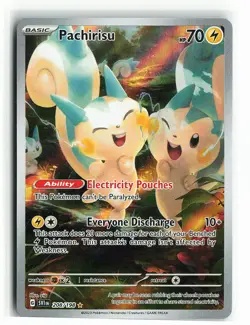 Pokemon Scarlet & Violet Base Set #208/198 Pachirisu Holo - Image 1
