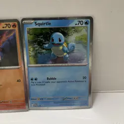 Pokemon 151 Cosmo Holo Promo - Bulbasaur 046 Charmander 047 Squirtle 048 🌀 - Image 4
