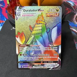 Duraludon VMAX 219/203 NM+ Rainbow Secret Rare - Evolving Skies - Pokemon TCG - Image 1