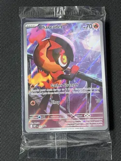 Pokemon TCG Charcadet 022 Phantasmal Flames Black Star Promo SEALED - Image 1
