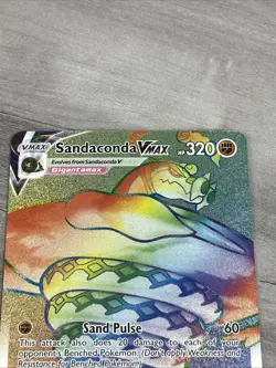 Sandaconda VMAX 206/198 Pokemon TCG 2021 Secret Rare Rainbow Chilling Reign NM - Image 5