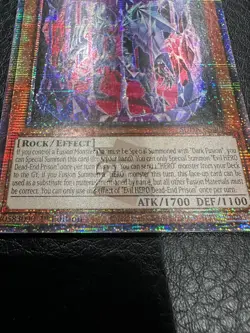 Yu-Gi-Oh! Evil Hero Dead-End Prison SUDA-EN002 Quarter Century Secret Rare - Image 2