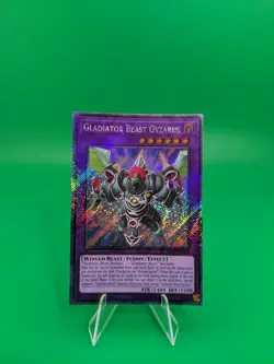 Yu-Gi-Oh! Gladiator Beast Gyzarus RA03-EN198 Platinum Secret Rare - Image 2