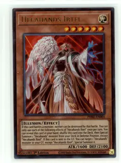 Yugioh! Hecahands Ibtel PHRE-EN001 Ultra Rare 1st Ed NM - Image 1