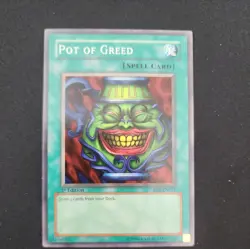 Pot of Greed SD1-EN015 Structure Deck: Dragon's Roar 1st Edition Holo Yu-Gi-Oh! - Image 1