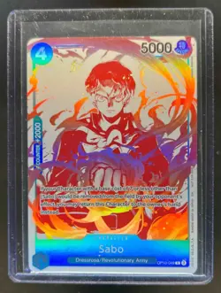 2025 One Piece Royal Blood Sabo Rare 3rd Anniversary Promo R #OP10-049 - Image 1