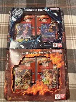One Piece TCG Illustration Box Vol. 5 and 6 Factory Sealed Brand New - Image 1