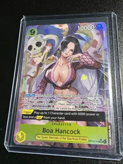 One Piece TCG The Azure Sea’s Seven English Boa Hancock (Alt Art) OP14-112 SR - Image 3