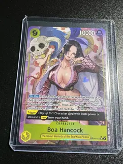 One Piece TCG The Azure Sea’s Seven English Boa Hancock (Alt Art) OP14-112 SR - Image 4