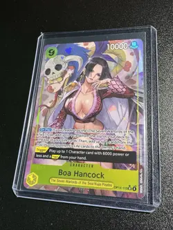 One Piece TCG The Azure Sea’s Seven English Boa Hancock (Alt Art) OP14-112 SR - Image 5