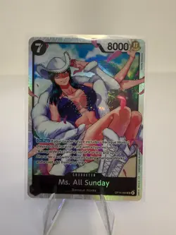 Ms. All Sunday OP14-084 SR One Piece The Azure Sea's Seven - Image 1