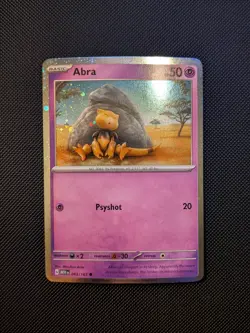 Abra 063/165 - Scarlet & Violet 151 - Cosmos Holo Pokemon Card - Near Mint NM/M - Image 1