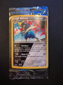 Bisharp 64/114 XY Steam Siege Cosmos Holo Promo Pokemon Card TCG - NM/M SEALED - Image 1